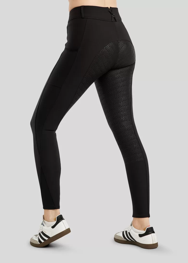 Megan ratsapüksid telefonitaskuga - must