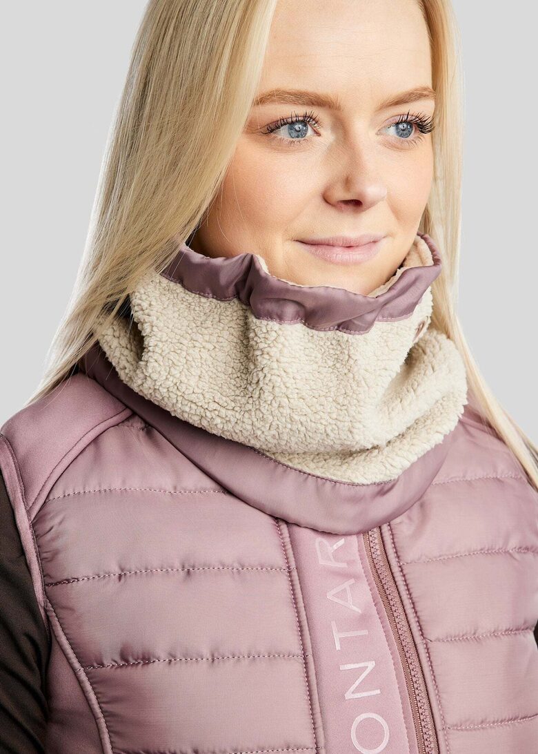 MoEbba Teddy kaelus - vanaroosa/hele