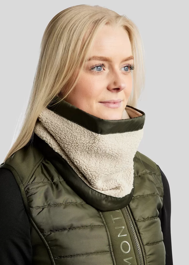 MoEbba Teddy kaelus - oliiv/hele