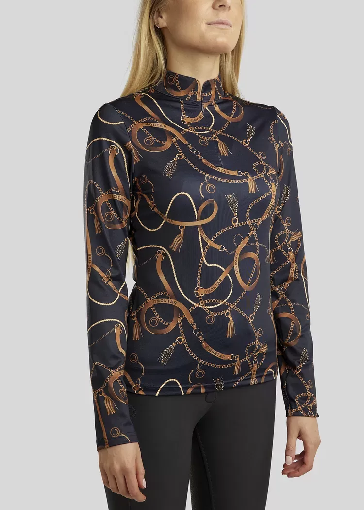 Haily longsleeve Polo - navy