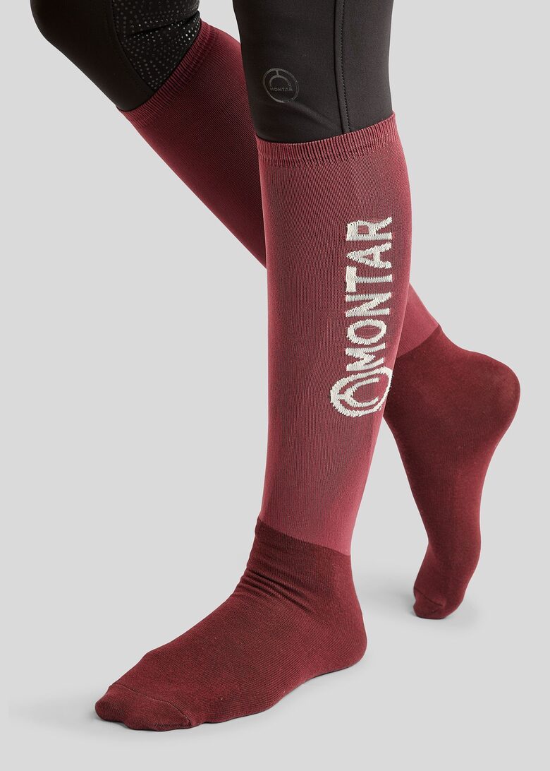 Nylon sock 3 pairs - plum