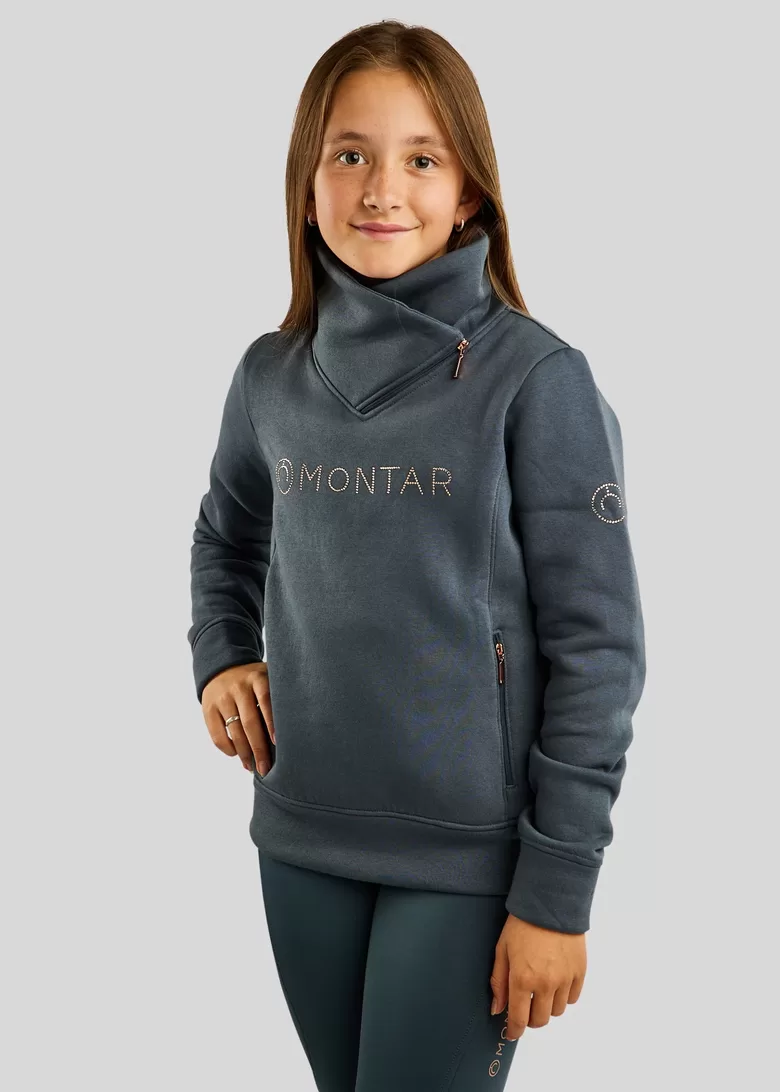 Juunior Naja dressipluus - sinakashall