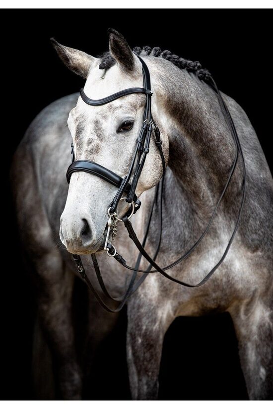 Normandie topeltvaljad, ECO nahk - must