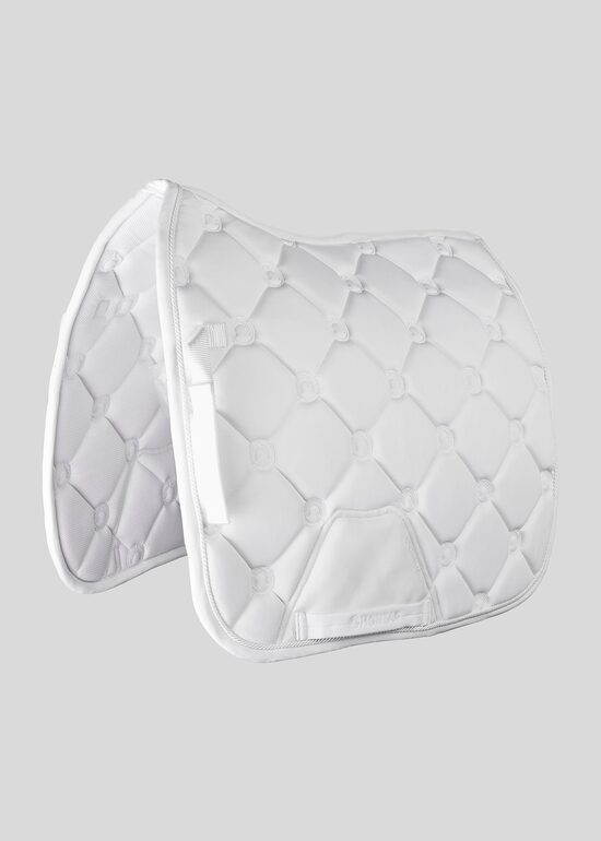 FLOW dressage saddlepad - white
