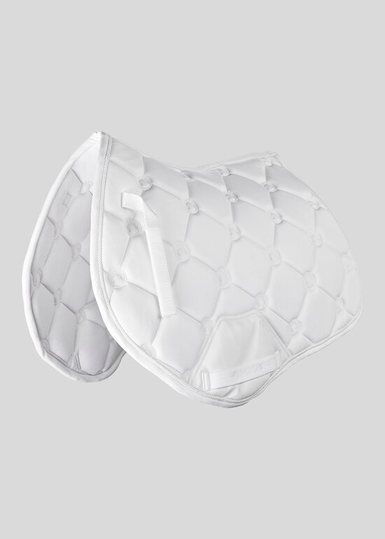 FLOW jumping saddlepad - white