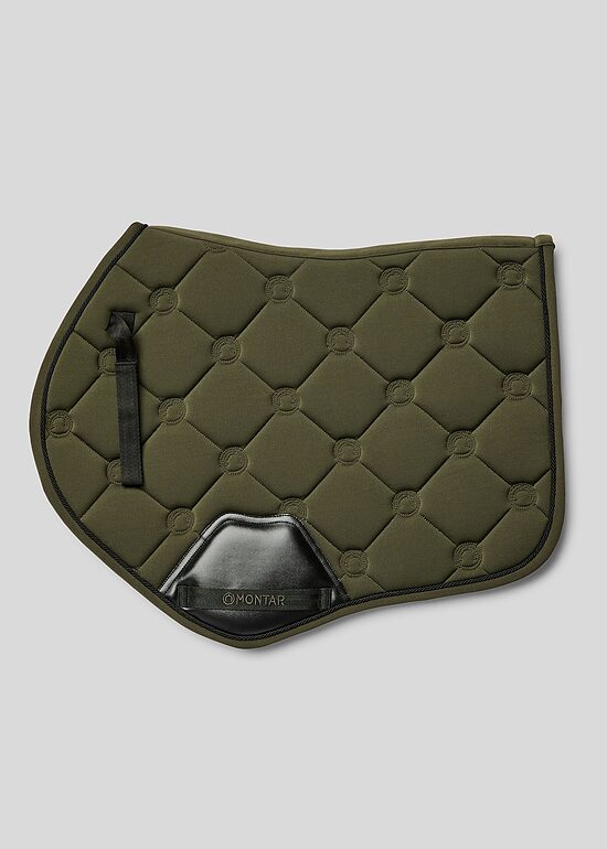 Jumping Saddlepad Flow - Olive