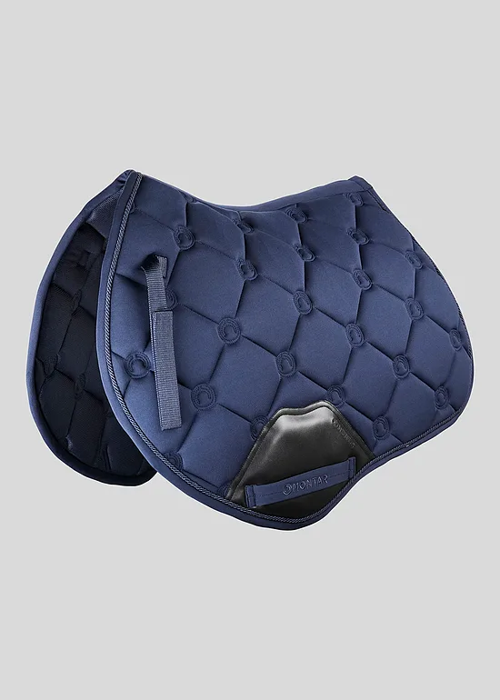 Jumping Saddlepad Flow - Navy