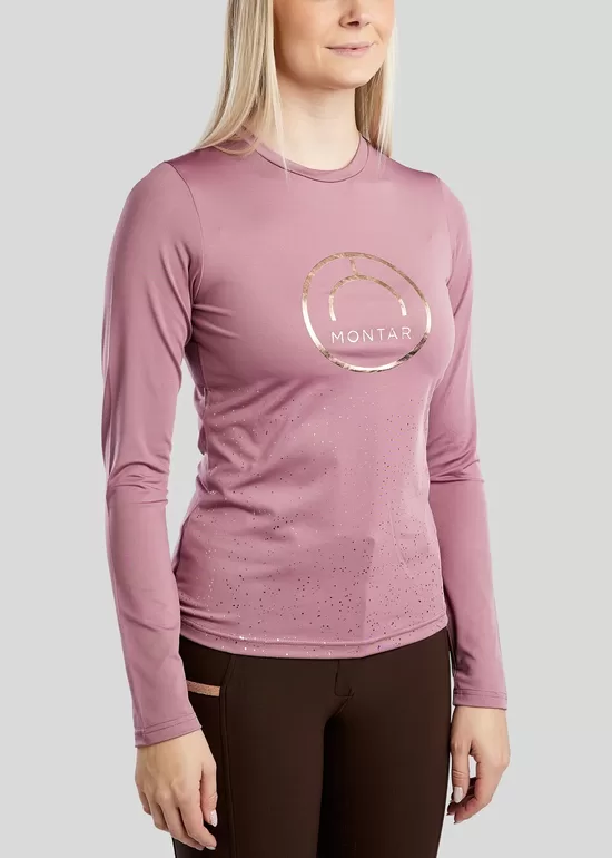 MoNille long sleeve shirt - dusty rose