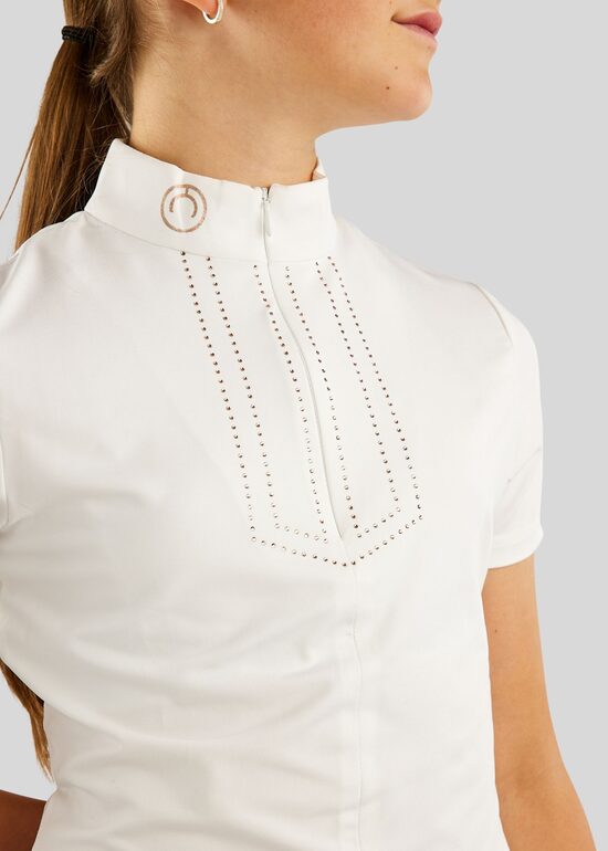 MoViolet Junior võistluspluus - valge