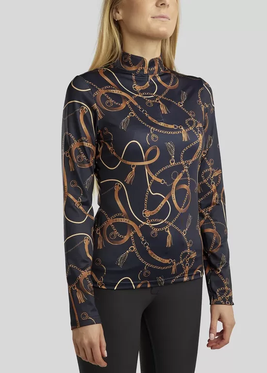 Pikkade varrukatega Haily Polo - tumesinine