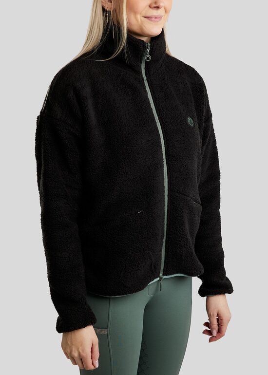 MoEva Teddy jacket - black